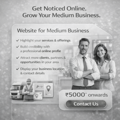 WEB SITE FOR MEDIUM BUSINESSES