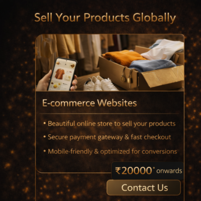 Website for E commerce