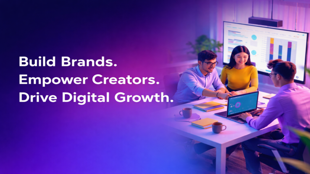 Influencer & creator Platform Digital Marketing. Personal Branding, Digital Services