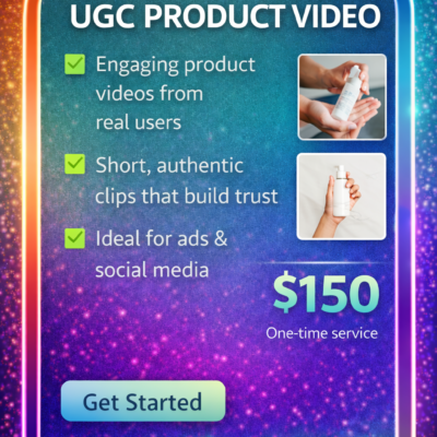 UGC PRODUCT VIDEO