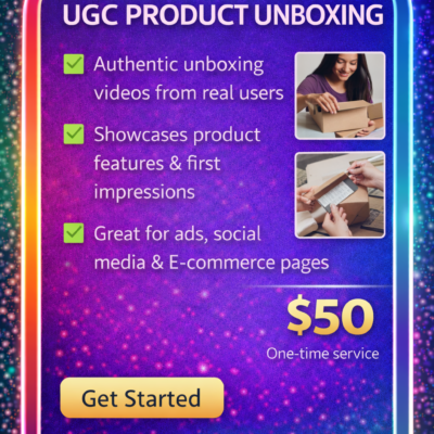 UGC PRODUCT UNBOXING