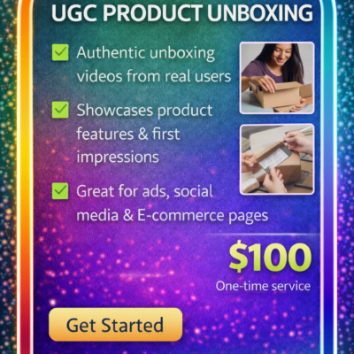 UGC PRODUCT UNBOXING