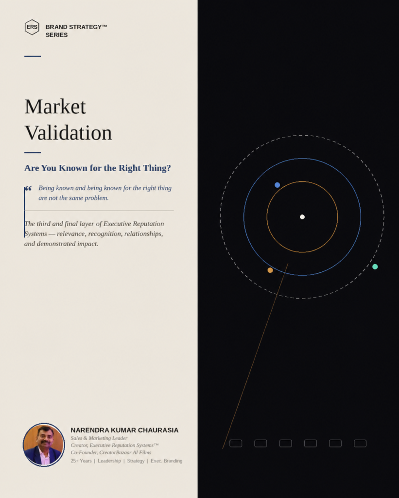 Market Validation — are you known for the right thing